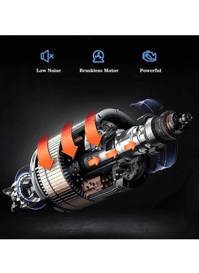 TIGER New Massage Gun – Percussion Muscle Massager Deep Tissue Massage Gun for Pain Relief, 4 Massage Heads, 6 Speed High-Intensity Vibration, Super Quiet Cordless Handheld Device for Relaxation & Recovery - Image 3