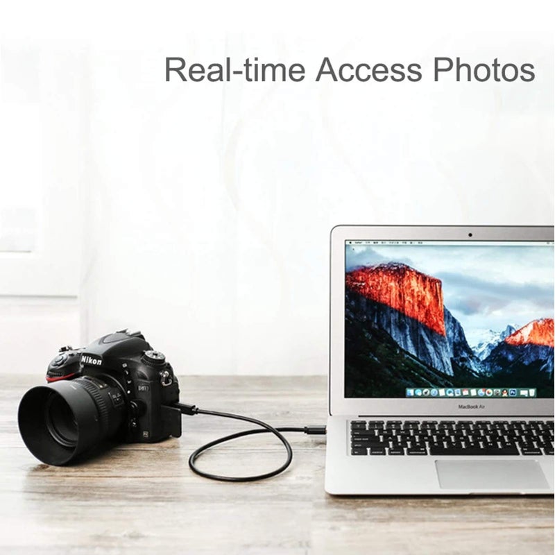 TKDY EH-67 EH67 USB Cable Charging Cord Power Adapter, for Nikon Coolpix L100 L105 L110 L120 L310 L320 L330 L340 L810 L820 L830 L840 B500 Cameras. - Image 3