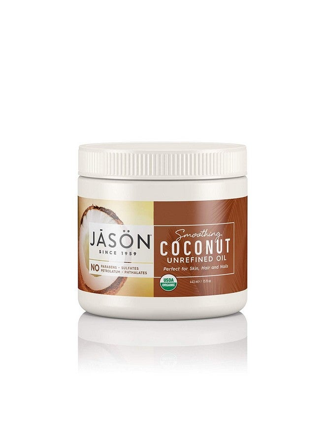 Jason Organic Unrefined Oil Smoothing Coconut 15 Oz - Image 2