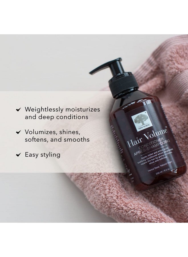 New Nordic Hair Volume Conditioner, A Creamy, Herbal Recipe to Weightlessly Hydrate, Volumize, Soften and Shine, Vegan & Formulated with Clean Ingredients, 8.5 Fl Oz - Image 2