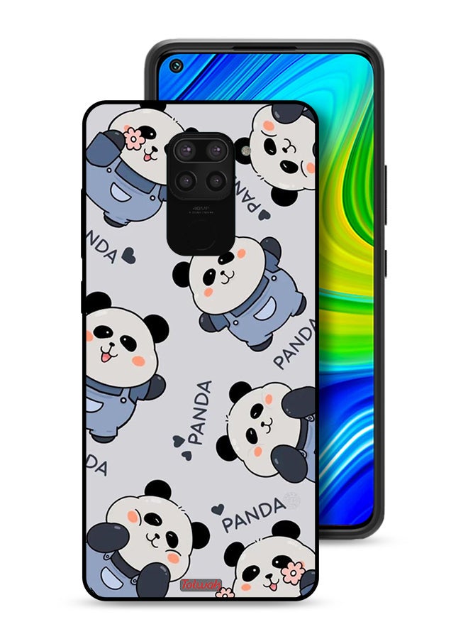 Tolwak Xiaomi Redmi Note 9 Protective Case Cover Pattern Of Pandas - Image 1
