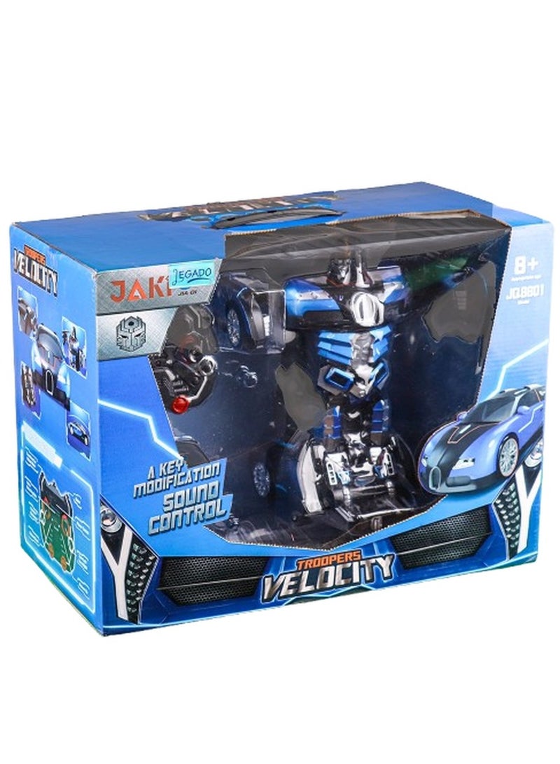 Troopers Velocity Transformer Vehicle with Remote Control - JQ6601  - Image 1