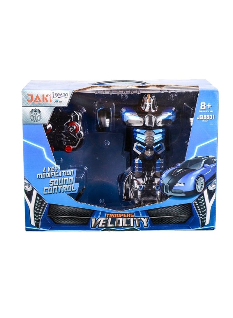 Troopers Velocity Transformer Vehicle with Remote Control - JQ6601  - Image 2
