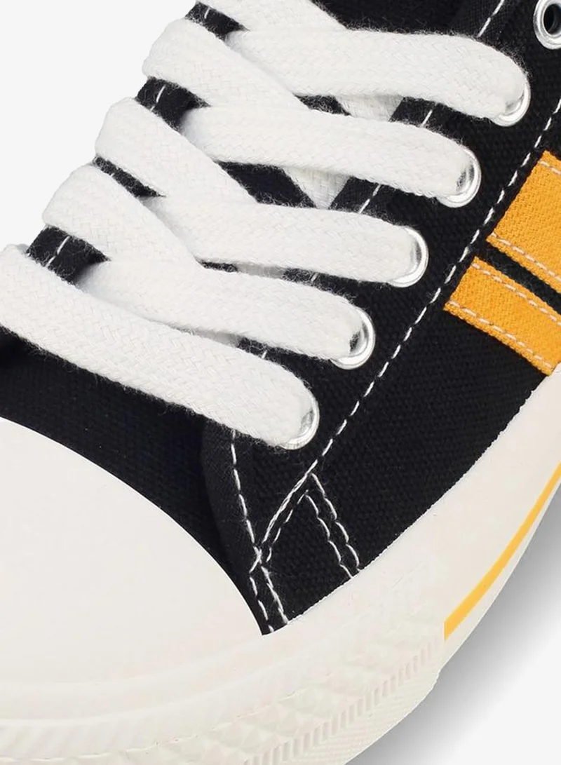 Oaklan By Shoexpress BLACK Boys Colourblock Lace-Up Ankle Sneakers for Men | Best Price UAE