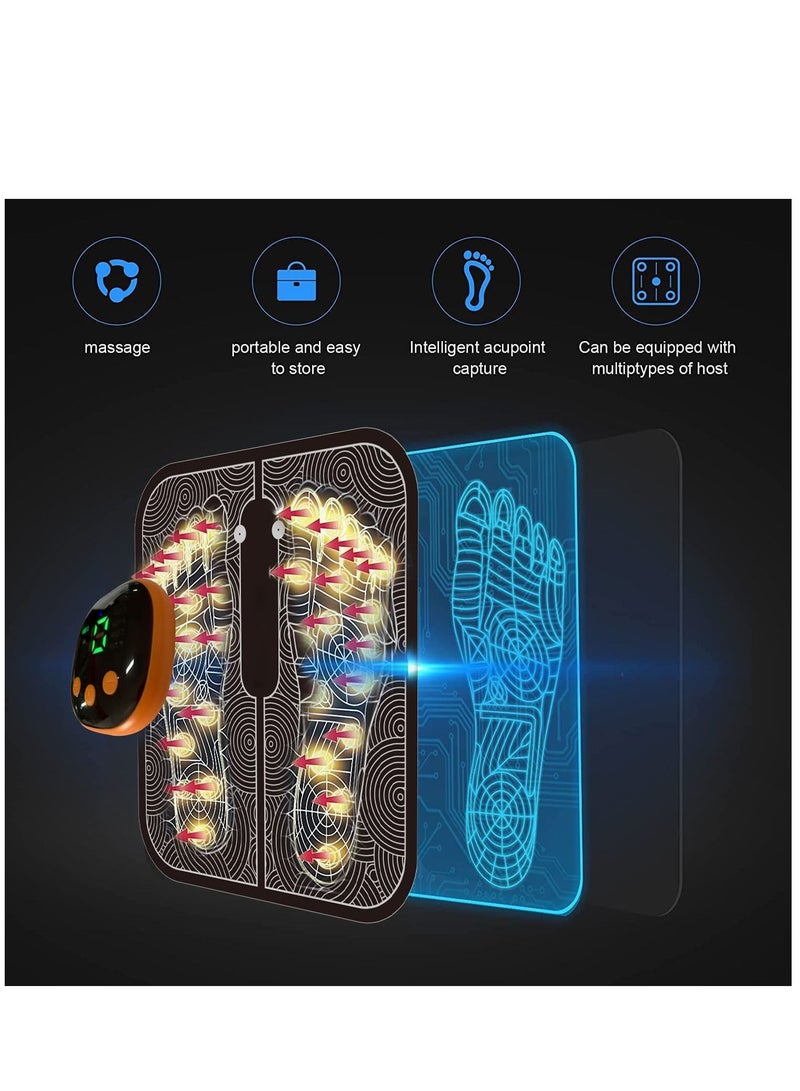 Arabest Calf massage Tool Foot Massager Foot Relaxer 8 Modes 19 Intensities Foldable Portable - Image 4