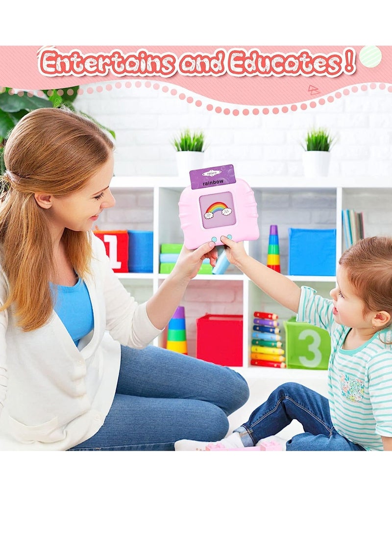 ELTRAZONE Talking Flash Cards Learning Toys,Educational Toddlers Toys for 1 2 3 4 5 6 Year Old Boys Girls,Preschool Montessori Toys with 112 Talking Baby Flash Cards 224 Words,  - Image 3