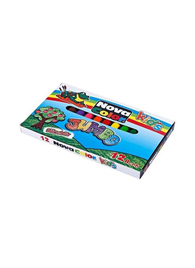 Jumbo Turkish 12 Color Wax Crayon Set Multicolour - pzsku/ZF8689DB913D2DDE65C24Z/45/_/1721820915/a7ef69cf-052c-424c-afcf-625e0a431183
