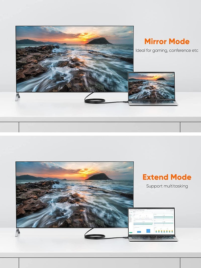 CableCreation 6ft DP to VGA Cable, Black, Supports 1080P@60Hz, Connects DisplayPort Devices to VGA Monitors, Displays, or Projectors - Image 5