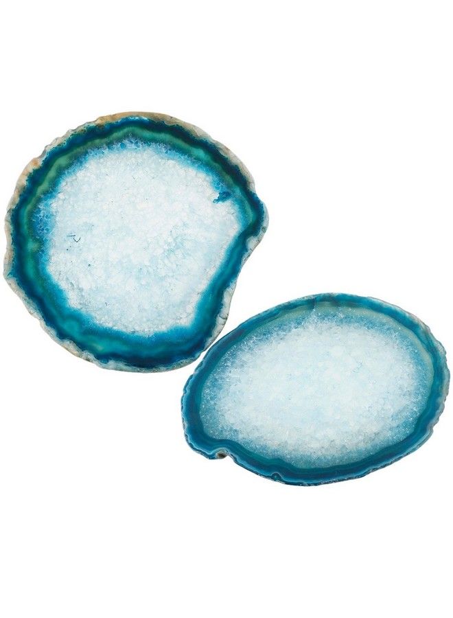 rockcloud Agate Slices Geode Stonesplace Cardirregular Home Decoration Healing Crystals Collection 34.3" Pack Of 2 - Image 1