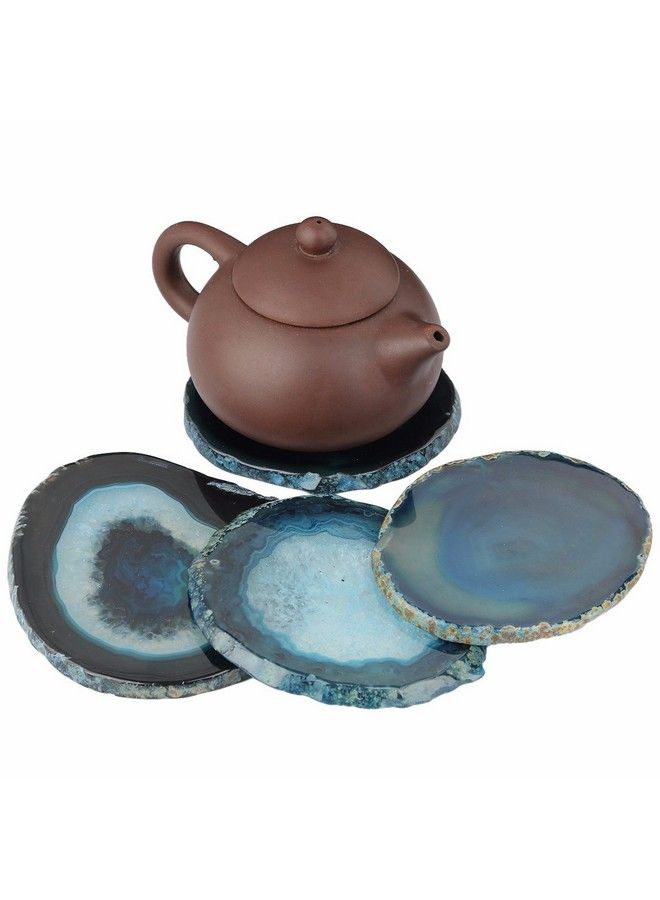 rockcloud Agate Slices Geode Stonesplace Cardirregular Home Decoration Healing Crystals Collection 34.3" Pack Of 2 - Image 3