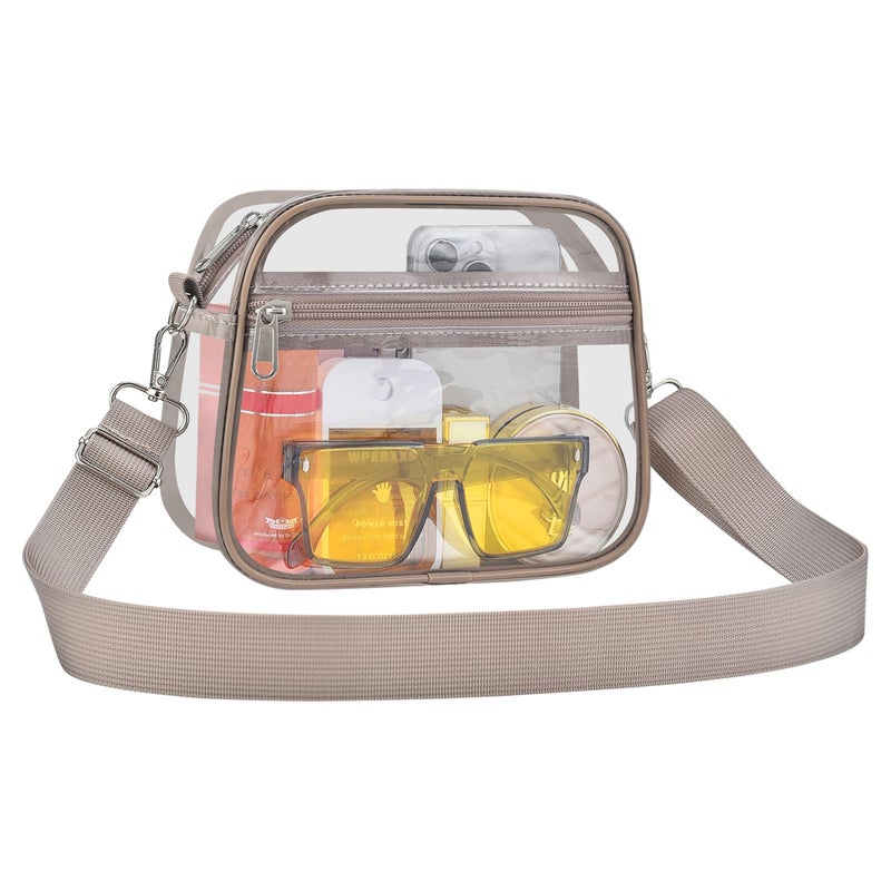 USPECLARE Clear Bag for Stadium Events Clear Sports Fan Handbags Purses with Adjustbale Strap for Concerts Festivals Game Day - Image 2