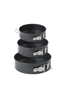 The Bakers Hub The bakers hub Non Stick Spring Form 6 7 and 8 inch Round 3 pcs Set for Cheese Cake  - Image 1