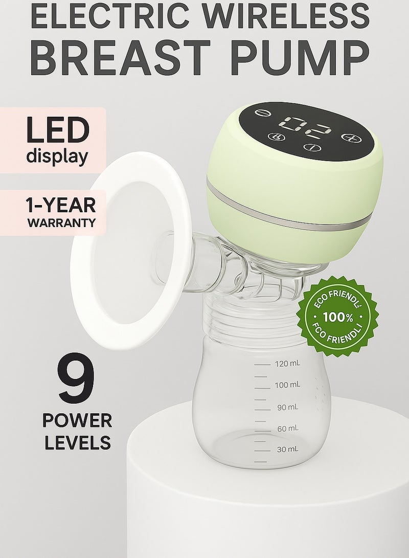 ريوليو مضخة حليب كهربائية ذكية ومحمولة بتصميم مدمج، تحتوي على 3 أوضاع و9 مستويات شفط للاستخدام في المنزل والسفر - Image 1