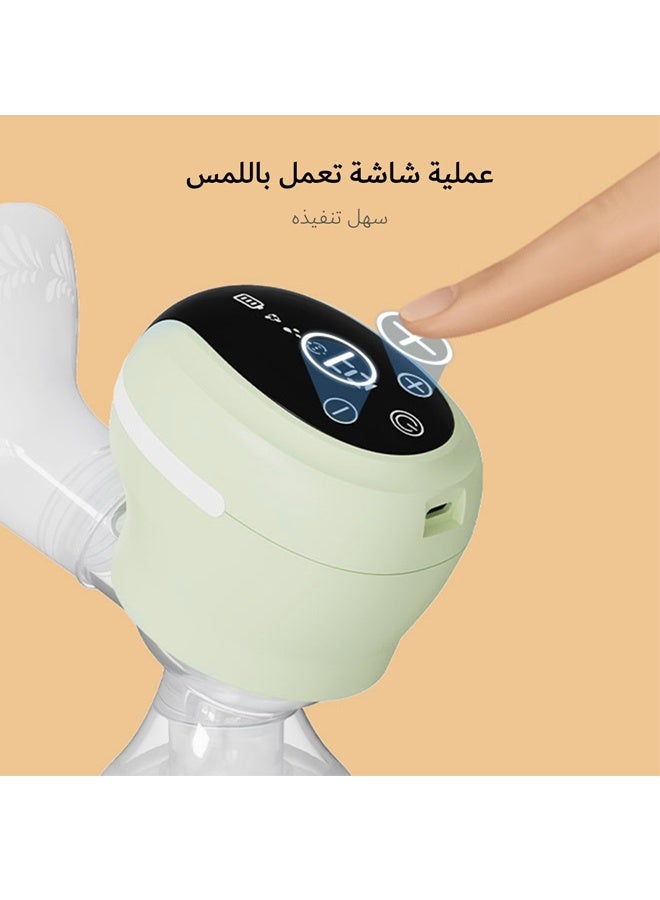 ريوليو مضخة حليب كهربائية ذكية ومحمولة بتصميم مدمج، تحتوي على 3 أوضاع و9 مستويات شفط للاستخدام في المنزل والسفر - Image 3