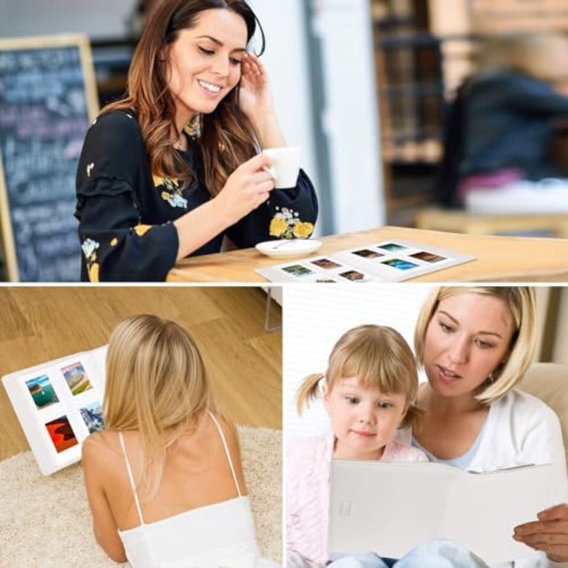 256 Photos Album for Fujifilm Instax Mini Camera Polaroid 2x3 Zink Pictures Photo Album Book for Fujifilm Instax Mini 11 12 9 90 70 40 8 Instant Camera For Instax Mini Instant Film White - Image 3
