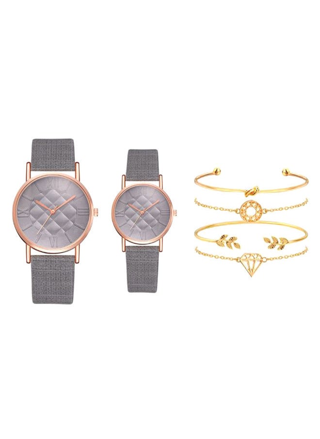 NIBEMINENT - Analog Watch And Bracelet Set - Image 1