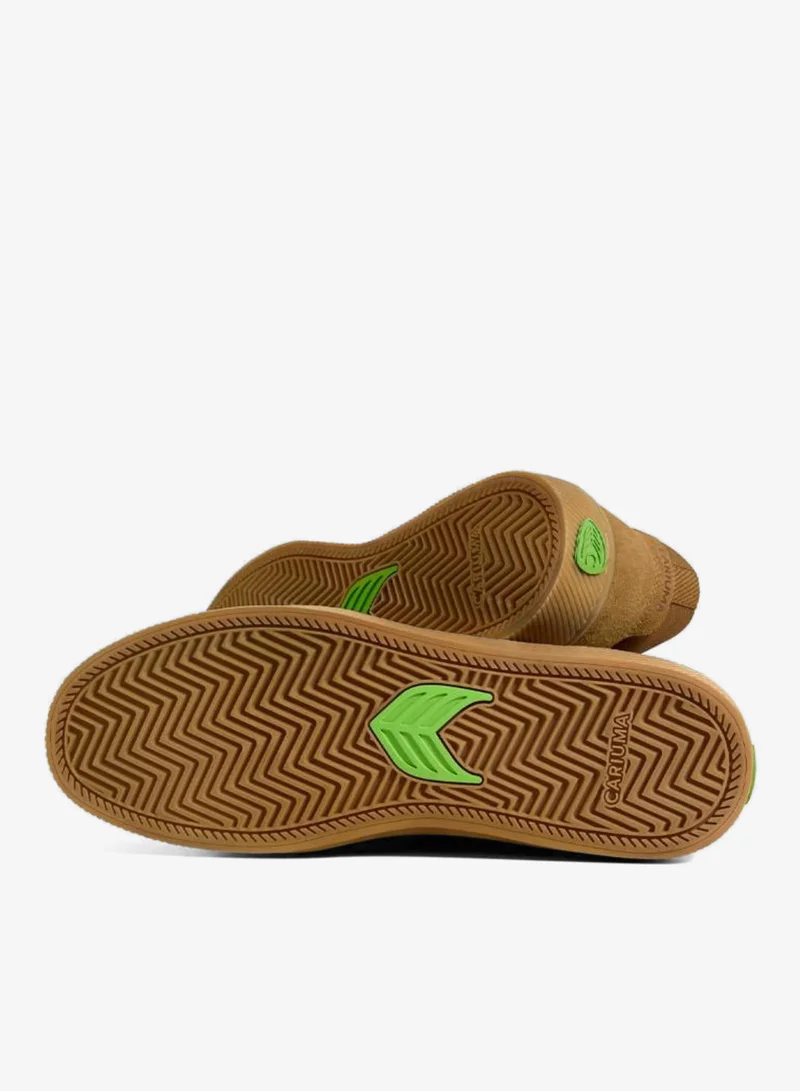 Cariuma  VALLELY PRO Gum Camel Suede and Cordura Dark Camel Logo Sneaker  | Best Price UAE