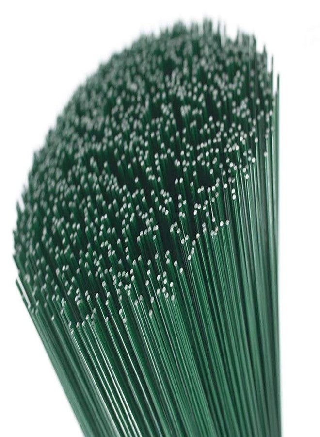 Panxxsen 200 PCS 22 Gauge Dark Green Floral Stem Wire Crafting Floral Paper Wrapped Wire Artificial Plant Stub Stem for Flower Arrangements for DIY Material Handmade Accessoies - Image 4