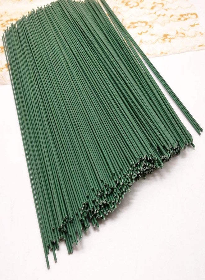Panxxsen 200 PCS 22 Gauge Dark Green Floral Stem Wire Crafting Floral Paper Wrapped Wire Artificial Plant Stub Stem for Flower Arrangements for DIY Material Handmade Accessoies - Image 3