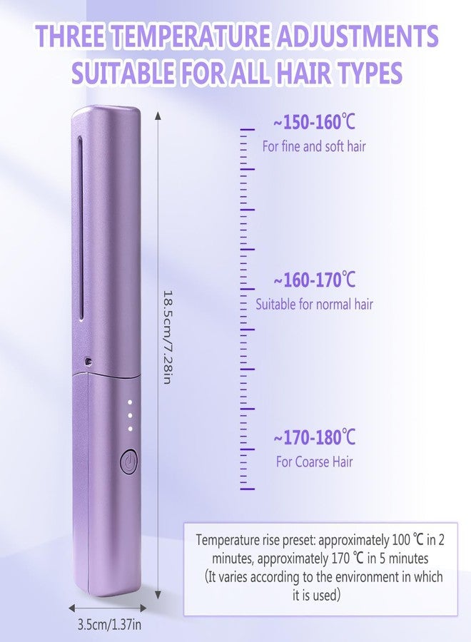 ANGENIL Wireless Hair Straightening Brush | Rechargeable Hair Straightener Brush For Women | Cordless Heat Straightener Comb, Electric Hair Brush Straightener with Negative Ion (Multicolored) - Image 4