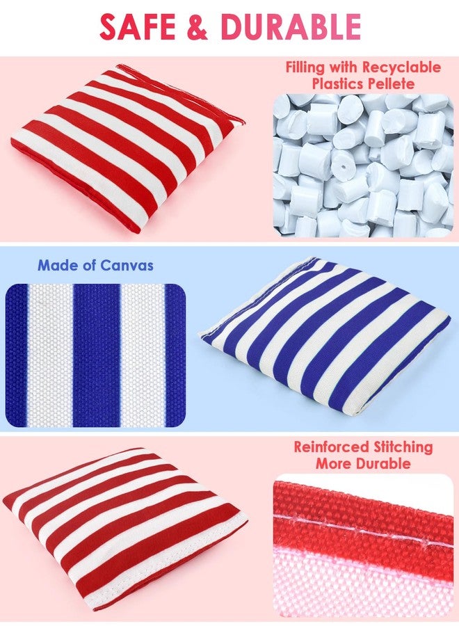 TINDTOP Small Bean Bags for Tossing (4.7 * 4.7inch, 150g/5.3oz), Cornhole Outdoor Toss Gaming Colorful Canvas Carnival Games Kids Throwing Games for Kids (8 Pack) - Image 5