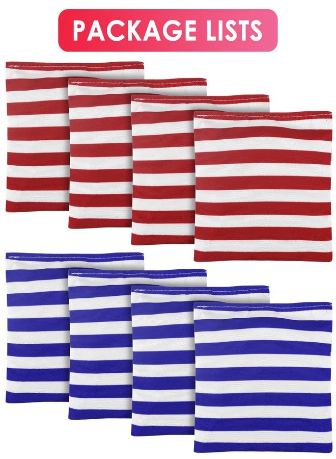 TINDTOP Small Bean Bags for Tossing (4.7 * 4.7inch, 150g/5.3oz), Cornhole Outdoor Toss Gaming Colorful Canvas Carnival Games Kids Throwing Games for Kids (8 Pack) - Image 4