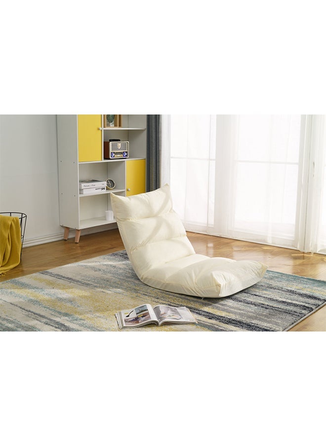 Hihonor Lounge Chair,Floor Chair with Support,Adjustable Position/Removable for Cleaning,Suitable for Family Gatherings/Outdoor Camping(White) - Image 3