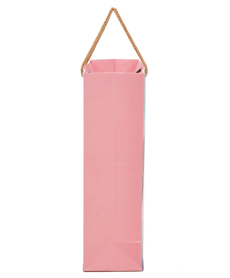 PPJ ® - WEDDING SWAN PAIR MAHAL PAINTING (10 Pcs.) (WEDDING) PAPER CARRY BAG, 17 Inch X 13 Inch X 4 Inch for DIWALI/WEDDING/FUNCTION/BIRTHDAY/RETURN GIFTS/CHRISTMAS/GIFT BAGS/GIFT COVERS (Pack of 10) - Image 2