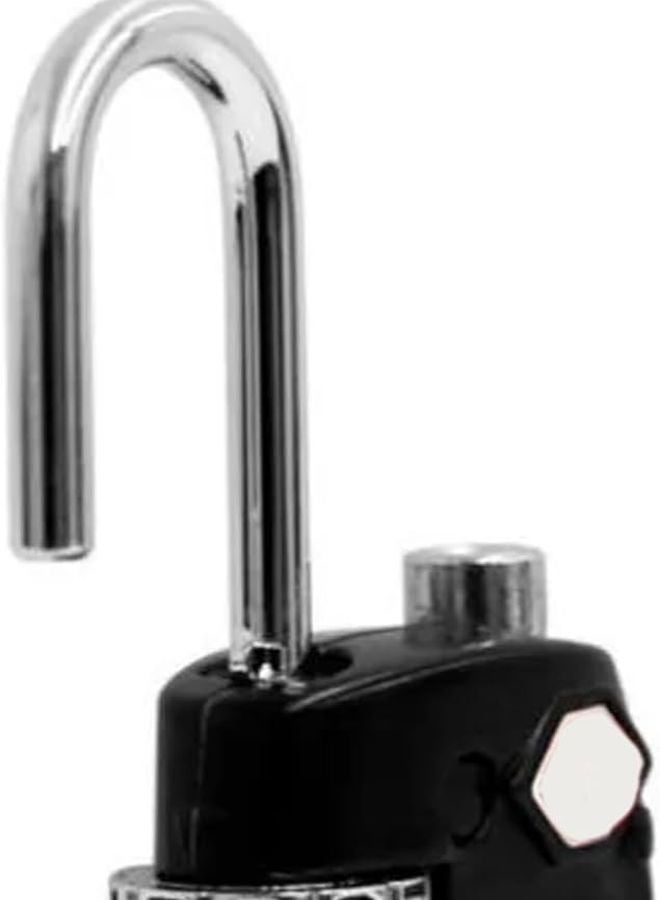 Black 4 Digit Combination Padlock Alloy Robust Safe Password Lock for Home Factory - Image 5