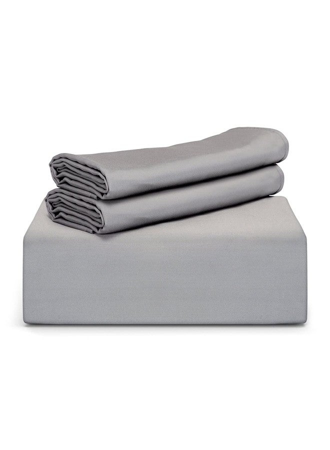 Tafts Duvet Cover Twin Size, 2 Piece Set, Pure 100% Viscose Derived from Bamboo, Luxuriously Soft, Silky Smooth and Cooling, 1 Pillowcase (Twin, Space Grey) - Image 1