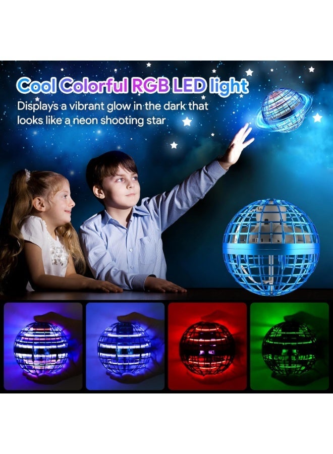 Flying Spinner Ball with LED Lights, Smart Hover Flying Toy with Enclosed Propellers, Multiple Flight Modes, ABS Material, for Kids Ages 6+, Multicolor - Image 5