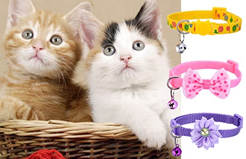 Tamhoo 16 PCS Cute Cat Collars Breakaway with Bell for Boy Cats and Girl Cats Gifts - Image 5