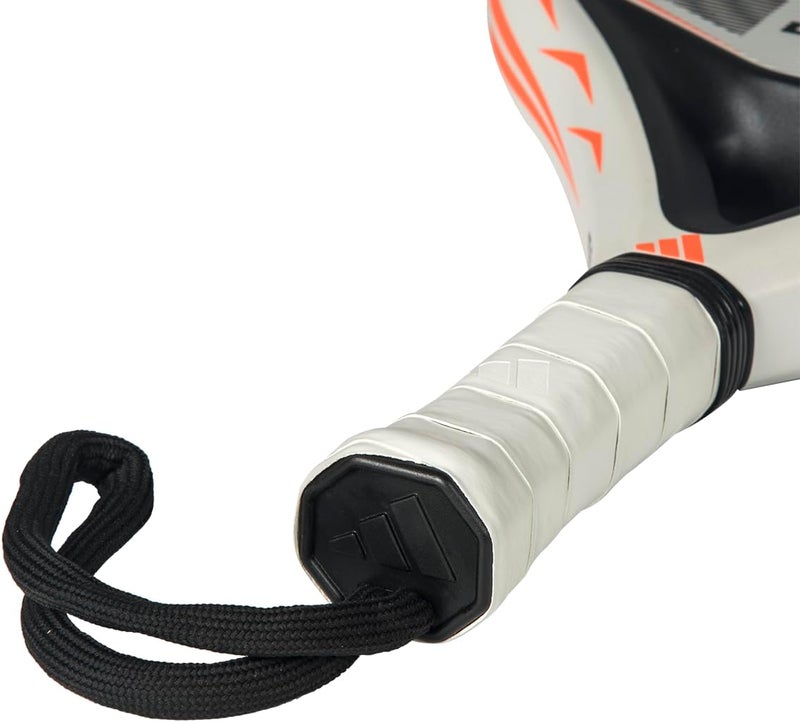 Adidas Drive Light 2026 Padel Racket - Lightweight Performance Racquet For Control, Power & Comfort - White/Orange - Image 5