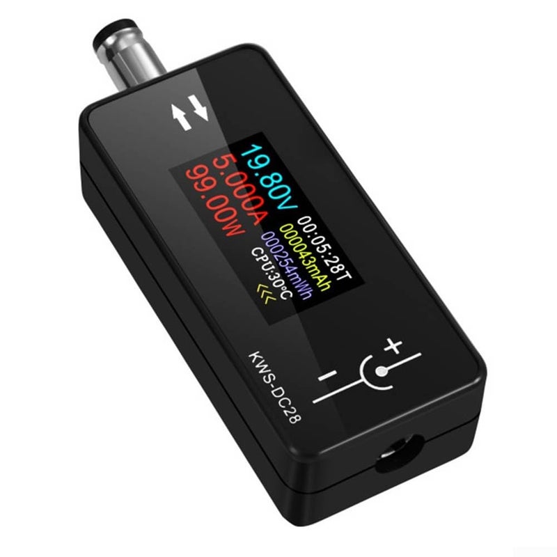 DC Charging Tester with 0 96 Inch TFT Display Bidirectional Detection Intelligent Memory Max Value Recording - Image 2