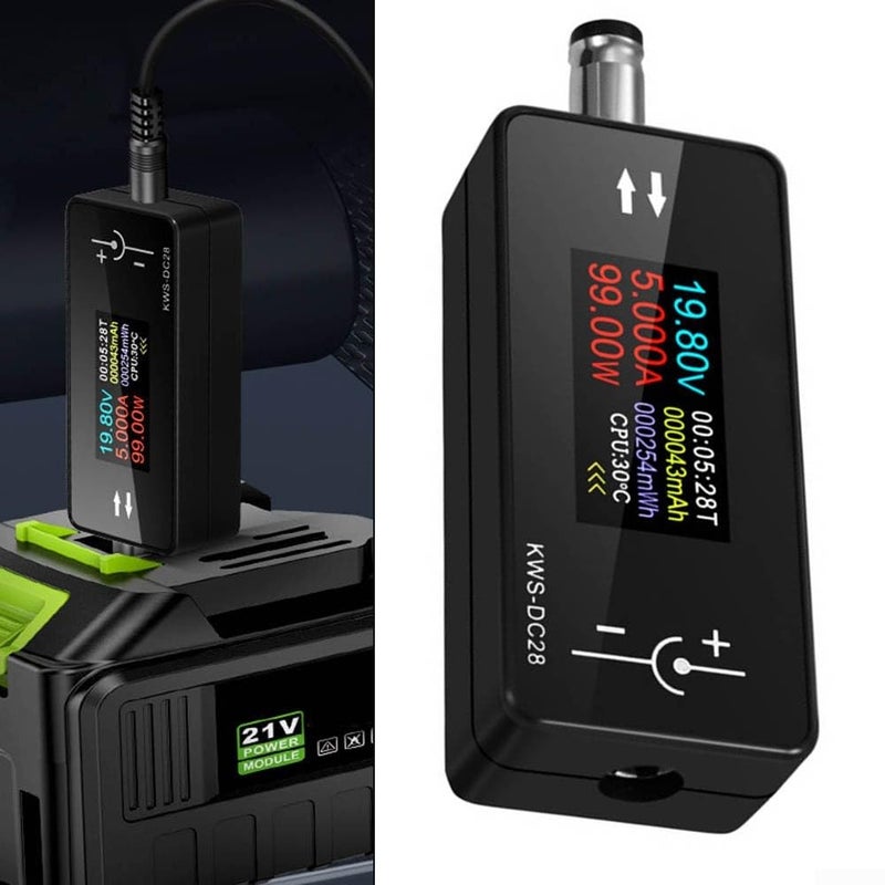 DC Charging Tester with 0 96 Inch TFT Display Bidirectional Detection Intelligent Memory Max Value Recording - Image 5
