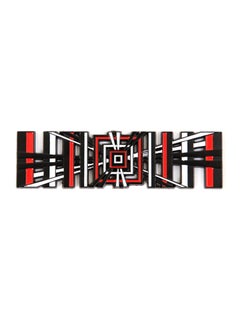 Excefore 3D Alloy Plaid Badge, 3D Metal Emblem Sticker for Tesla Model 3 and Model Y Emblem Plaid, Front Hood Badge Decal & Rear Trunk Logo, Compatible for Tesla Model 3 Y X S (Black Red)  - Image 1