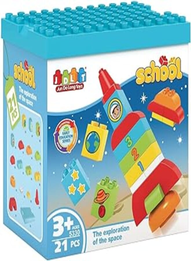 JDLT 21 Pcs Magic Space Series BLocks Set