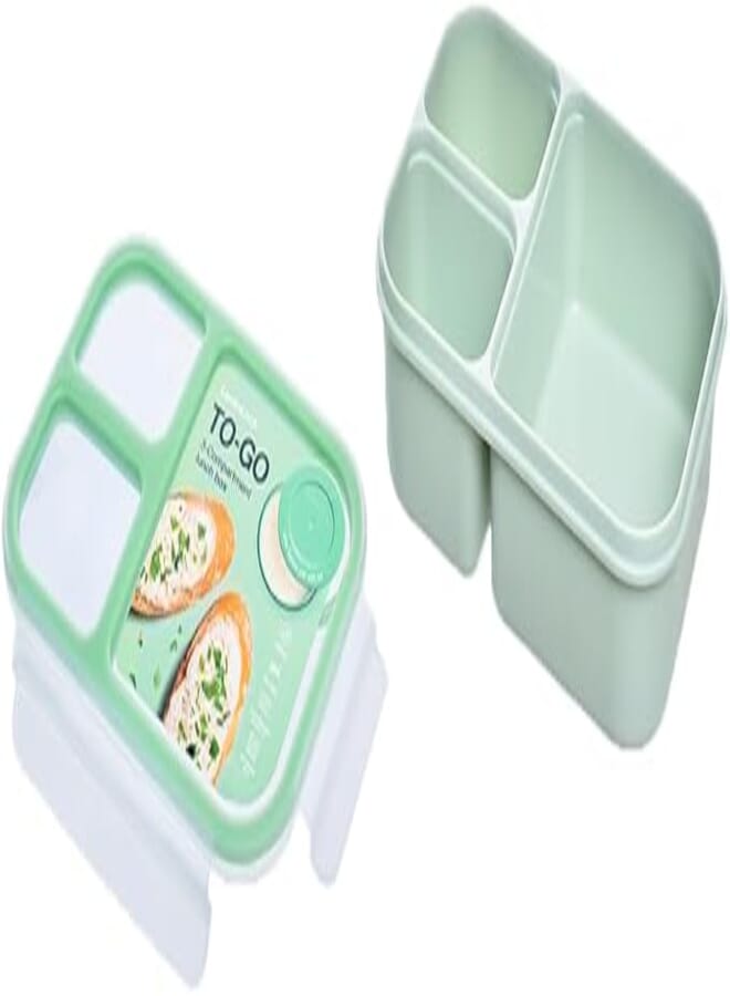 LocknLock divided lunch box 980ML (Mint)