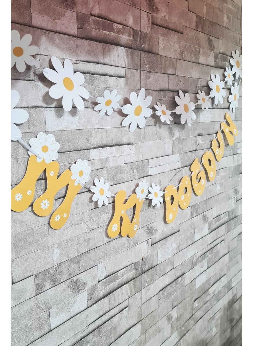 Daisy Theme Set of 2 Banner Happy Birthday Daisy Concept Wall Decoration - pzsku/ZF86939C6BC425A4390A7Z/45/_/1731017693/91650aa6-3112-43b0-a334-76db0dcd3171