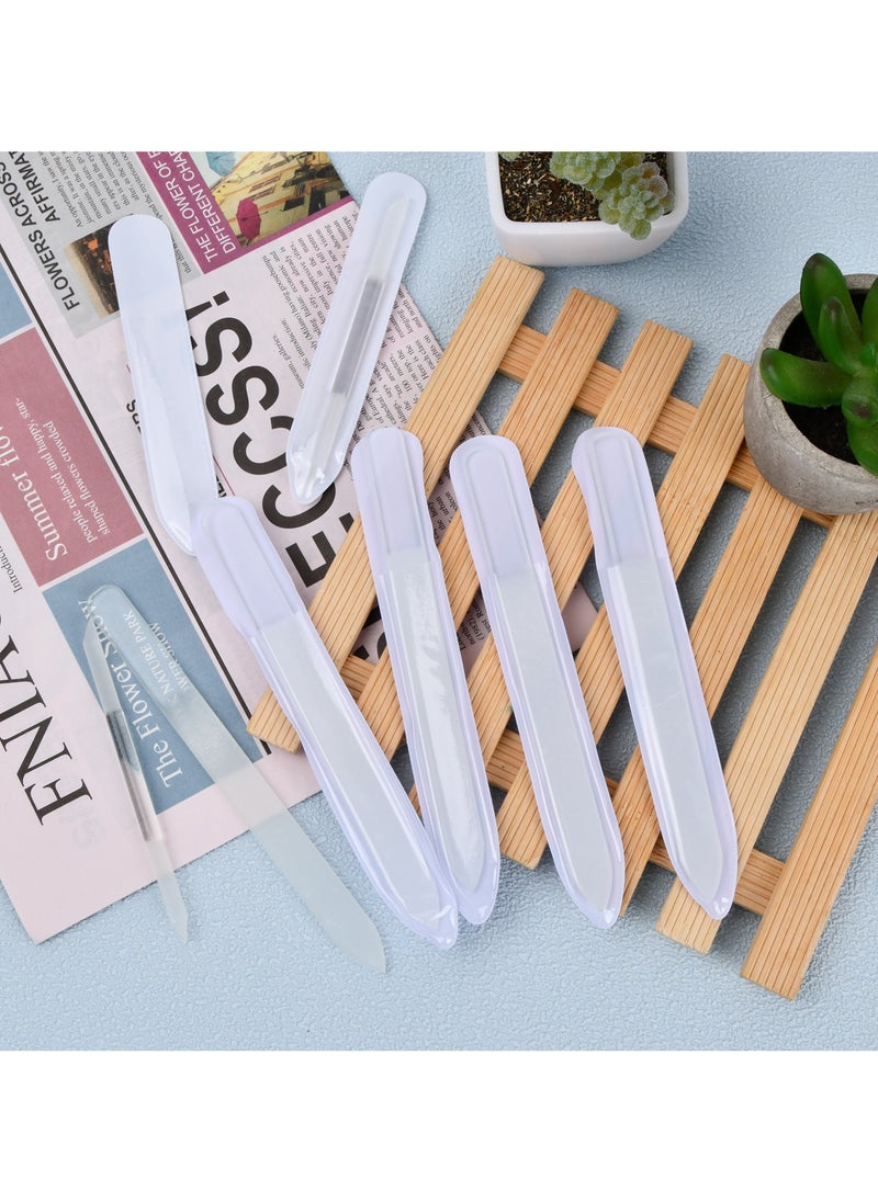 Generic 5 Glass Nail File with 2 Double-Headed Manicure Sticks, Reusable Nail Files for Delicate Polishing, Cleaning, and Nail Care  - Image 4