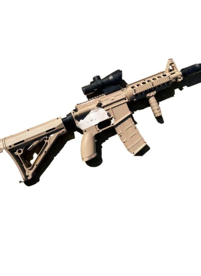 M4A1 Soft Bullet Electric Burst Single Children's Toy Gun HK416 Game Props Model Cos Boys Gift 78-Color:[extra Large Size 102cm] Hey Color High Matching-Specification:M4A1