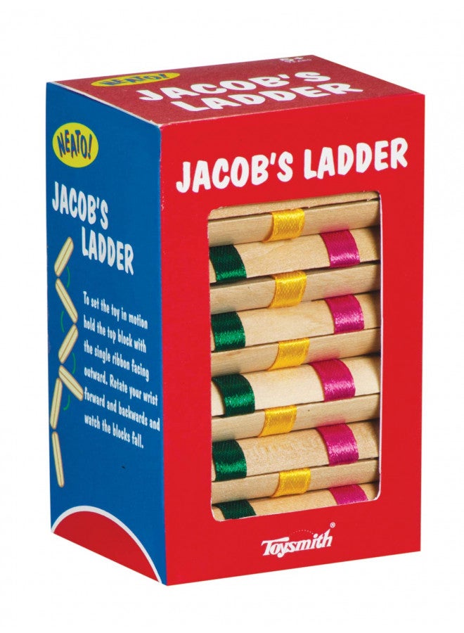 Toysmith Neato Classics Jacob's Ladder Retro Wooden Puzzle Toy 6195 - Image 2