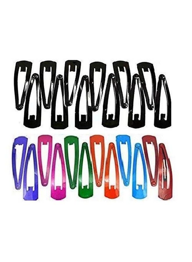 Drishti Original Hair Tic Tac Mix Color Metal Mediam Size For Girls & Women Pack Of 12 Set Of 2 (12 Pair) - Image 2