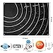 WATINC 44Pcs Outer Space Felt Story Board Set 35 Ft Solar System Universe Storytelling Flannel Interactive Play Kit with Hooks Astronaut Planets Alien Galaxy Reusable Wall Hanging Gift for Boys Girls - Image 3