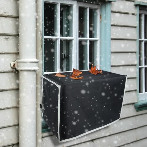 Garpernics Heavy Duty Air Conditioner Cover Outside Unit for Midea U Shaped 8000/10000/120000 BTU Garpernics Window AC Winter Cover Outdoor with Straps Dust-proof waterproof - Image 3