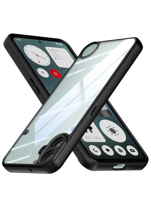 Case for Nothing CMF Phone 1, Lightweight Hybrid Hard PC and Soft TPU Bumper Shockproof Protective Clear Case cover compatible for Nothing CMF Phone 1
