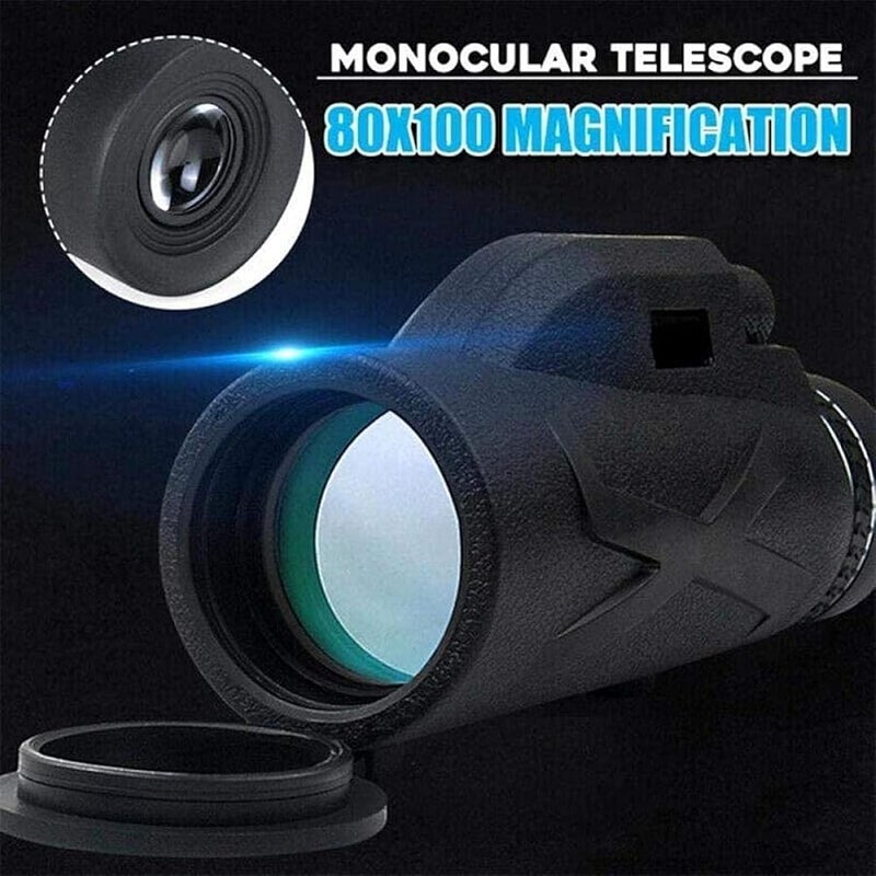 80X100 Magnification Monocular Telescope Portable HD Zoom Waterproof Camera for Camping Hiking - Image 5