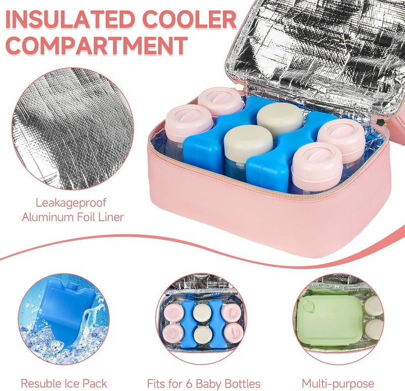 Jaffzora Wearable Breast Pump Bag with Cooler - Image 3