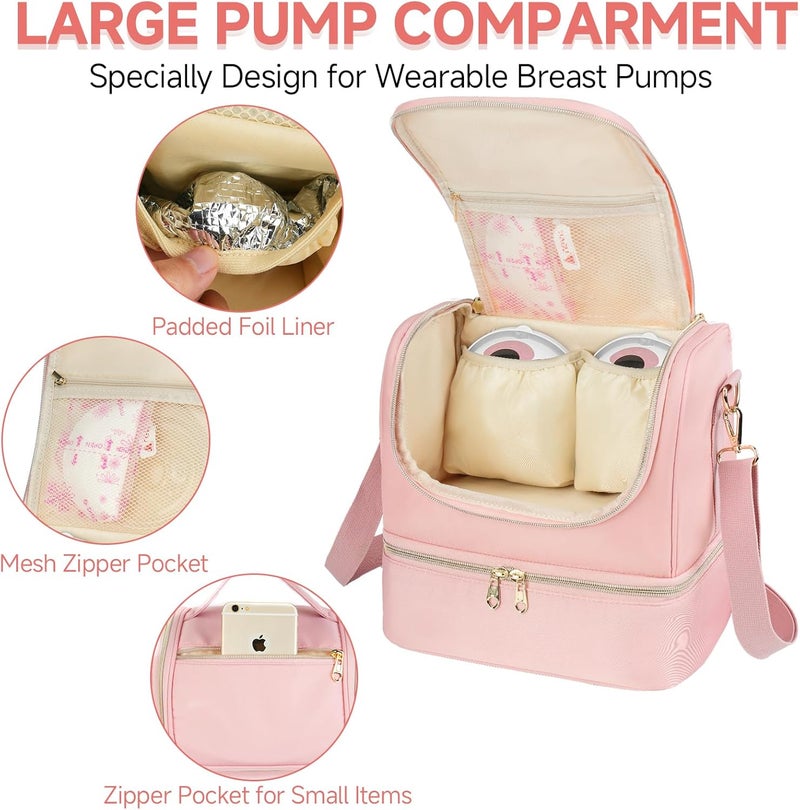 Jaffzora Wearable Breast Pump Bag with Cooler - Image 4