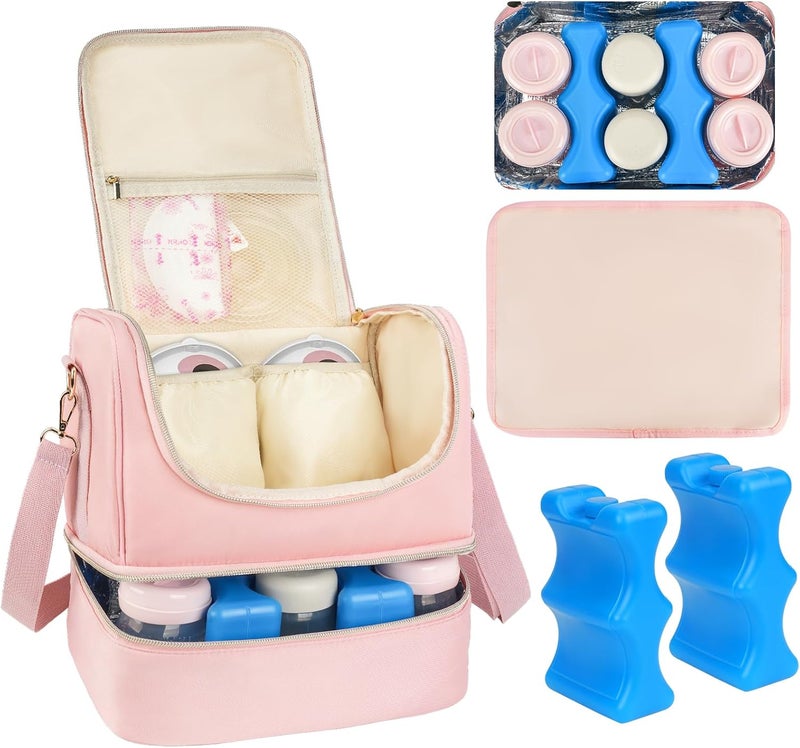 Jaffzora Wearable Breast Pump Bag with Cooler - Image 1